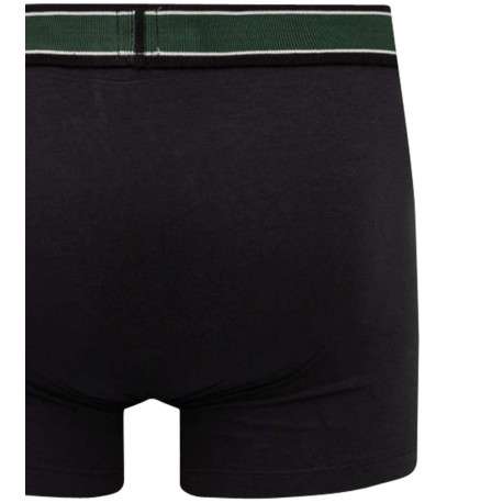 Lot de 2 Boxers Boxer Classiques en coton noirs unis avec tailles élastiquées - Image 3