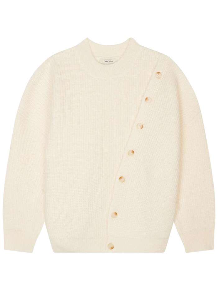 Pull blanc ample avec des...
