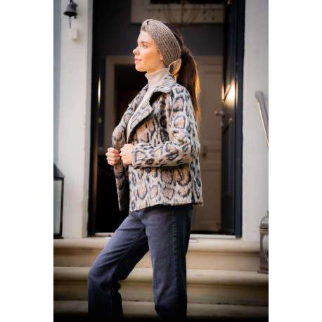 Jean Julie en coton noir uni avec une coupe regular fit et 3 poches avants - Image 2