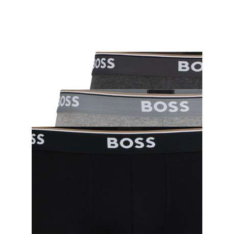 Lot de 3 Boxers en coton avec une ceinture élastiquée et nom de la marque - Image 2