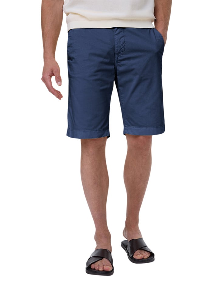 Short Chino en coton bleu...