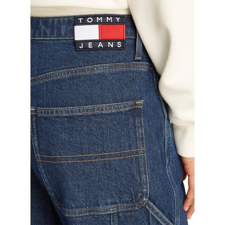 Jean Mia indigo en coton avec une coupe droite et des passants à la taille - Image 3