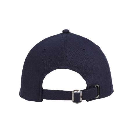 Casquette marine unie en coton avec logo iconique et des trous d'aération - Image 2