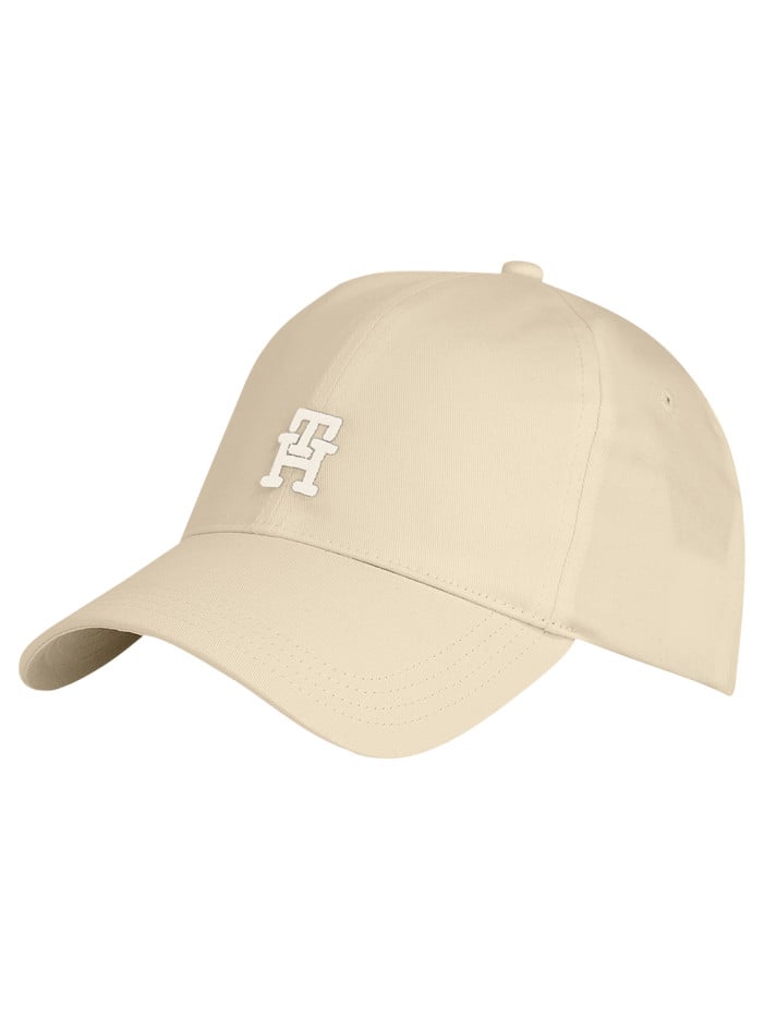 Casquette beige unie en...