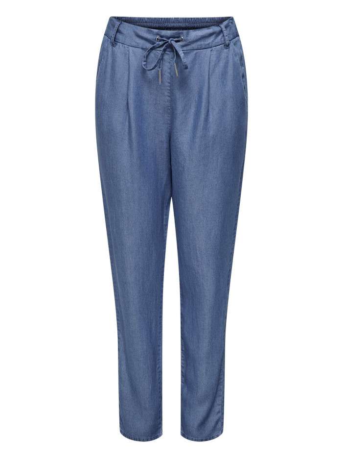 Pantalon bleu imitation...