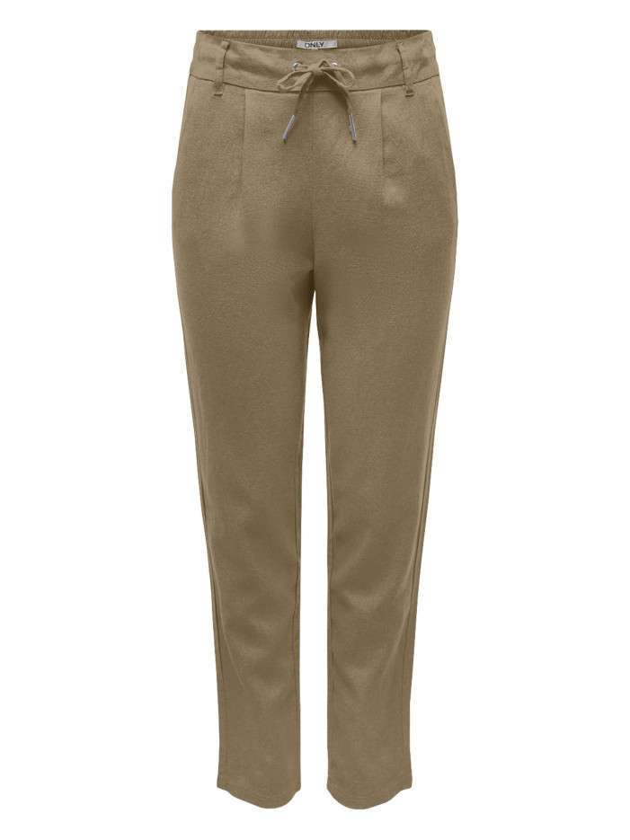 Pantalon camel uni avec une...