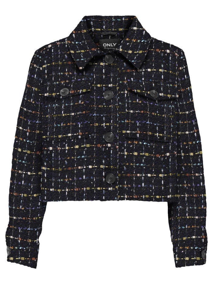 Veste courte bleue marine...