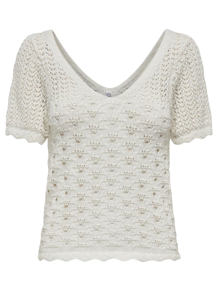 Top en coton blanc en...