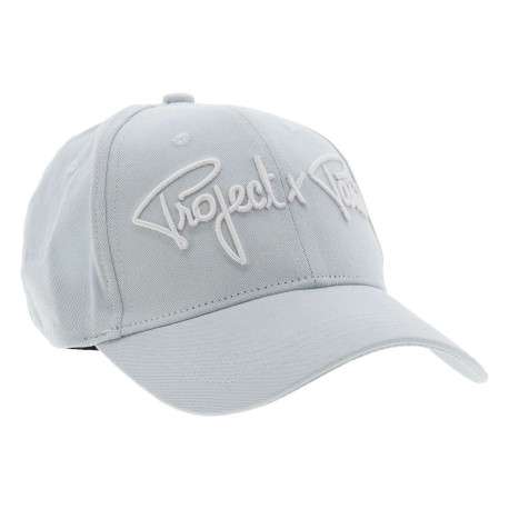 Casquette strapback en coton bleue ciel unie réglable à l'arrière par un clip - Image 6