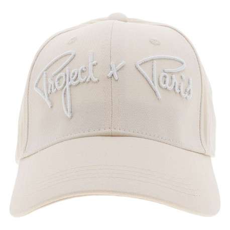 Casquette strapback en coton écrue unie réglable à l'arrière par un clip - Image 4