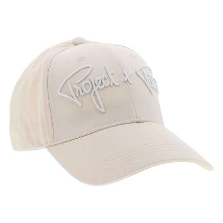 Casquette strapback en coton écrue unie réglable à l'arrière par un clip - Image 6