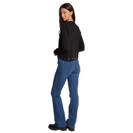 Pantalon 5 Poches en coton mélangé stone uni à coupe skinny avec poches à rabats - Image 2