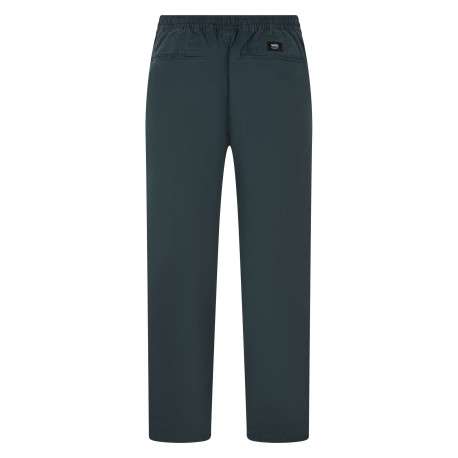 Chino Mn Range Relaxed Elastic Pant en coton vert uni droit et taille élastiquée - Image 2