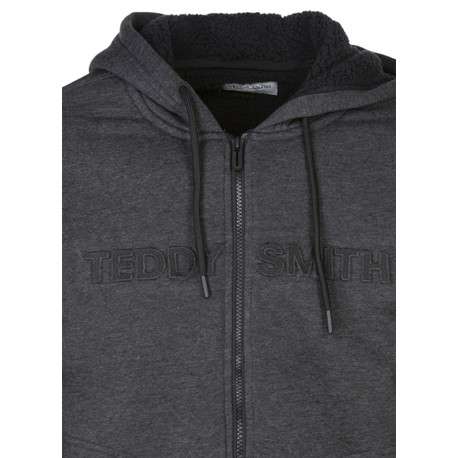 Sweat zippé homme noir