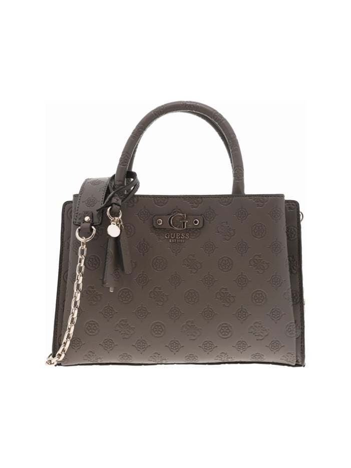 Sac à main taupe à...