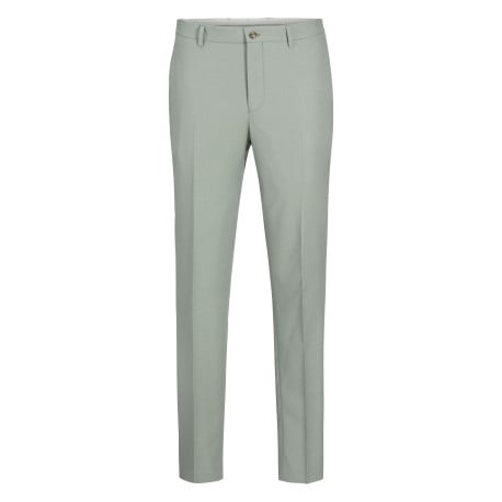 Pantalon de costume vert d'eau uni à coupe super slim avec 4 poches