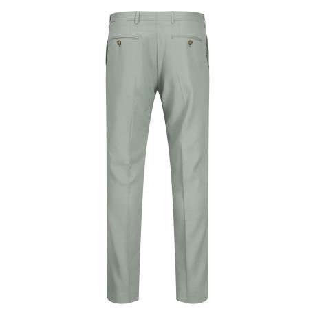 Pantalon de costume vert d'eau uni à coupe super slim avec 4 poches - Image 2