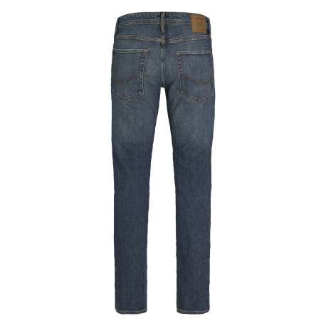 Jean en coton biologique indigo à effet délavé avec une coupe regular - Image 2
