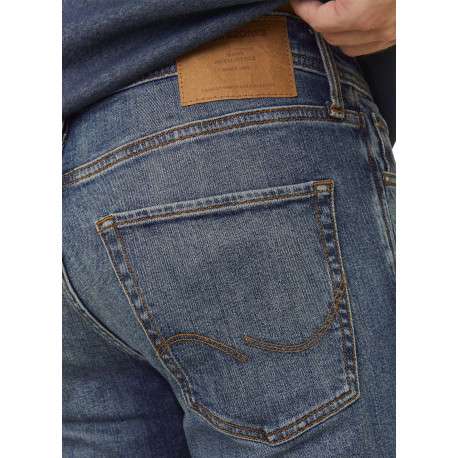 Jean en coton biologique indigo à effet délavé avec une coupe regular - Image 8