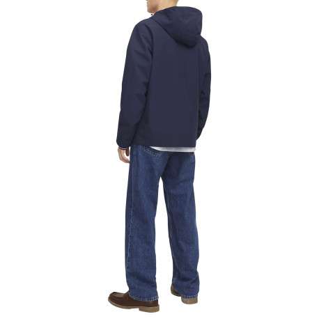 Veste Marine à Capuche Saks Fifth Avenue - Coupe Ajustée Homme - Neuve Avec étiquettes