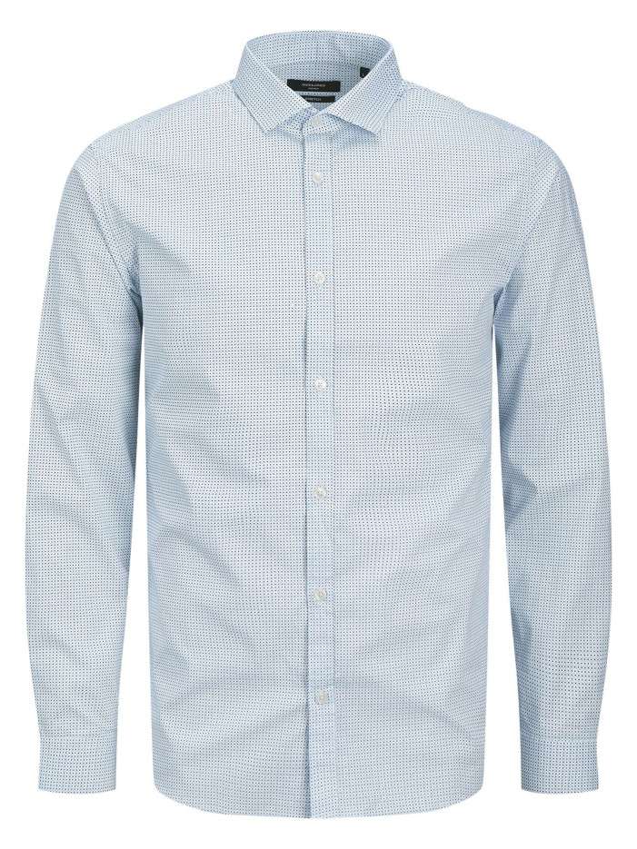 Chemise en coton bleu ciel...