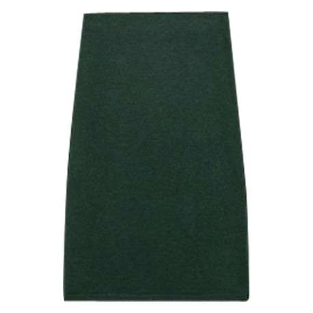 Jupe crayon longue verte unie en laine avec une taille élastiquée