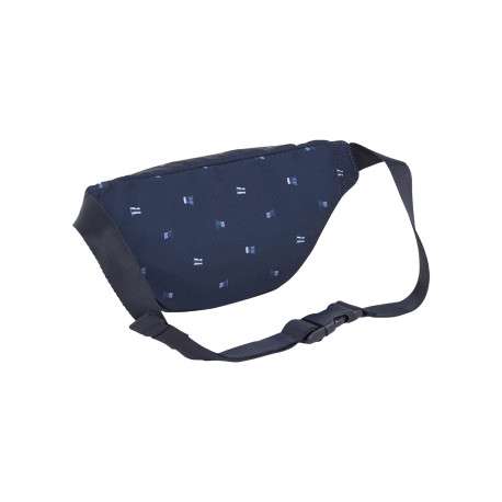 Banane marine à imprimé logo all-over, fermeture zippée et ajustable - Image 3