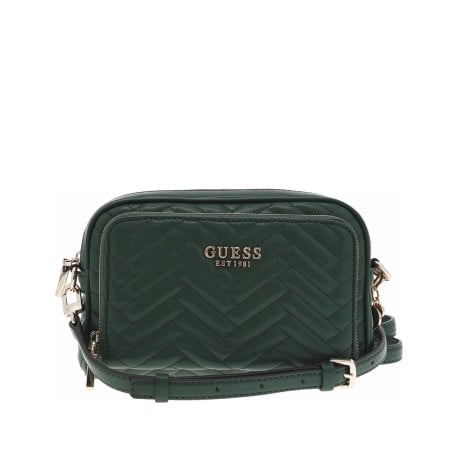 Sac à bandoulière sapin uni avec poches zippée et matelassé all-over