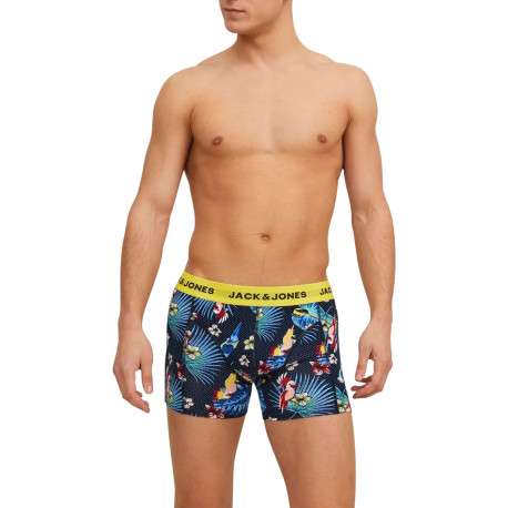 Lot de 3 Boxers classique en coton nuit uni avec une coupe fermée - Image 2