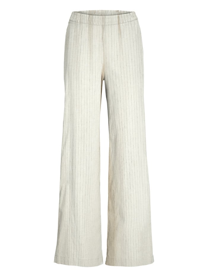 Pantalon chino en lin...