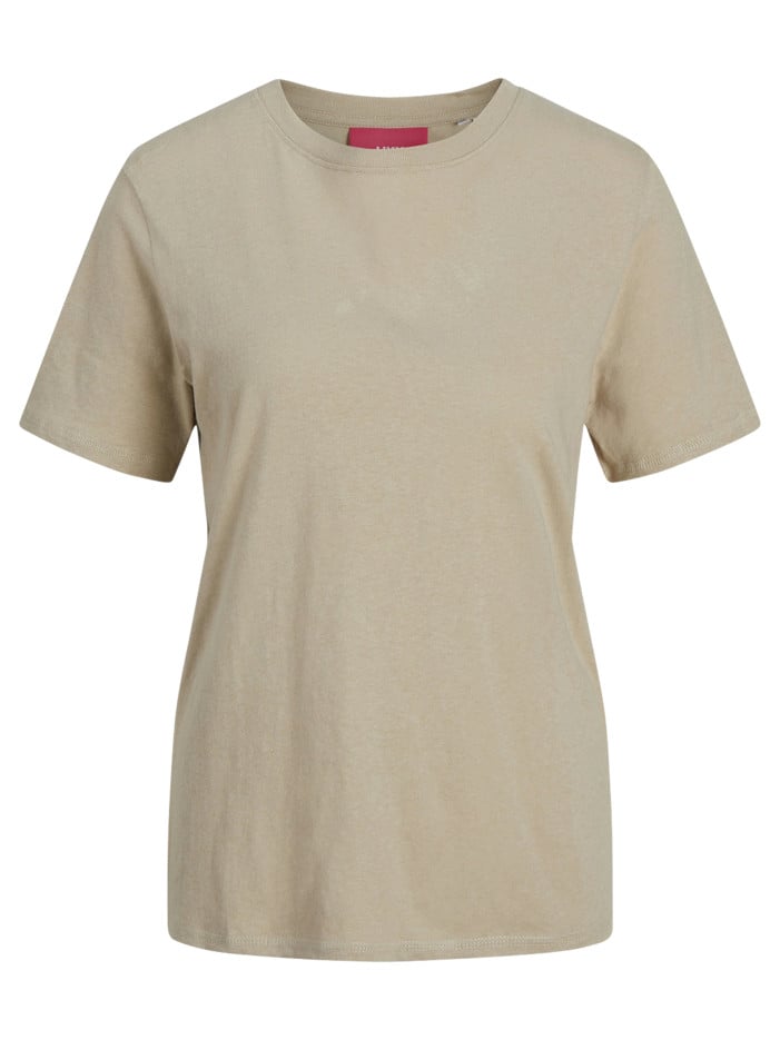 T-shirt en lin et coton...