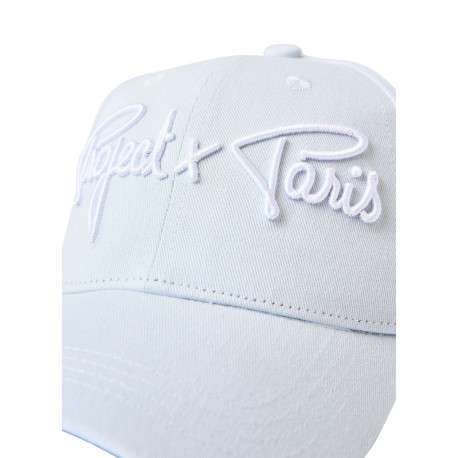 Casquette strapback en coton bleue ciel unie réglable à l'arrière par un clip - Image 3