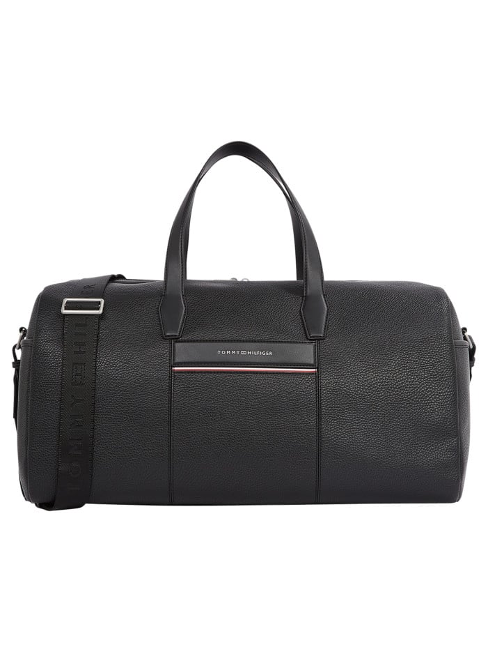Sac weekender noir uni avec...
