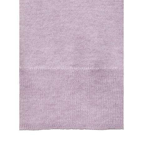 Cardigan lavande en maille fine avec un col v profond et une coupe droite - Image 3