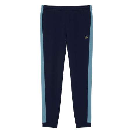Pantalon de jogging en coton tricolore avec une coupe regular fit