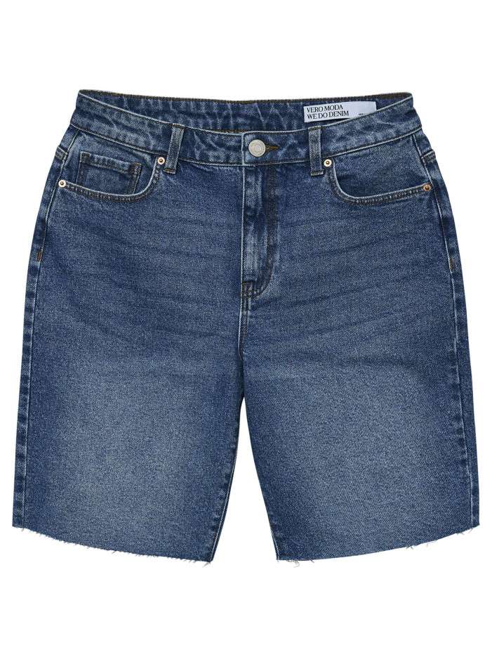Short Chino en coton indigo...