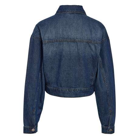 Blouson en Jean Sanja Regular Denim Jacket en coton indigo délavé droit - Image 2