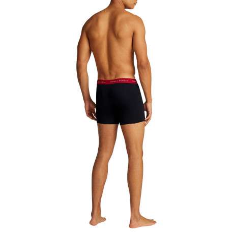 Lot de 3 Boxers longs en coton régénératif nuit unis à taille élastiquée - Image 2
