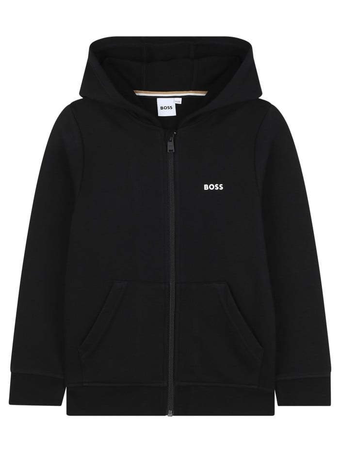 Sweat zippé en coton...