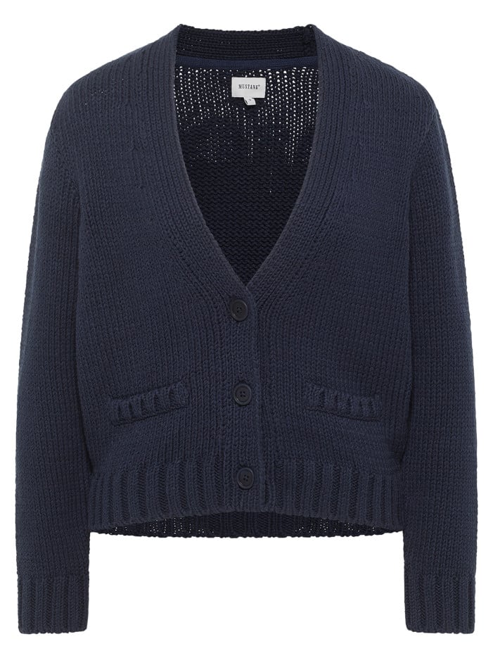 Gilet Sedalia marine uni à...