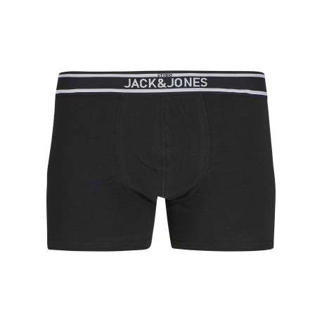 Lot de 2 Boxers classique noir uni avec une coupe fermée à taille élastiquée - Image 2