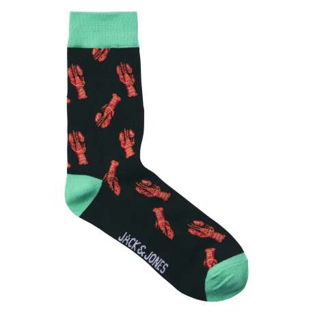 Lot de 3 paires de chaussettes hautes en coton mélangé multicolores imprimées - Image 4