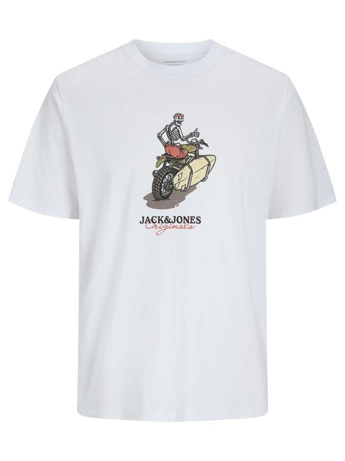 T-shirt en coton blanc...