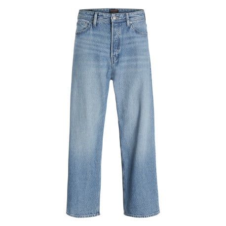 Jean Alex en coton bleu ciel délavé à coupe baggy avec 5 poches