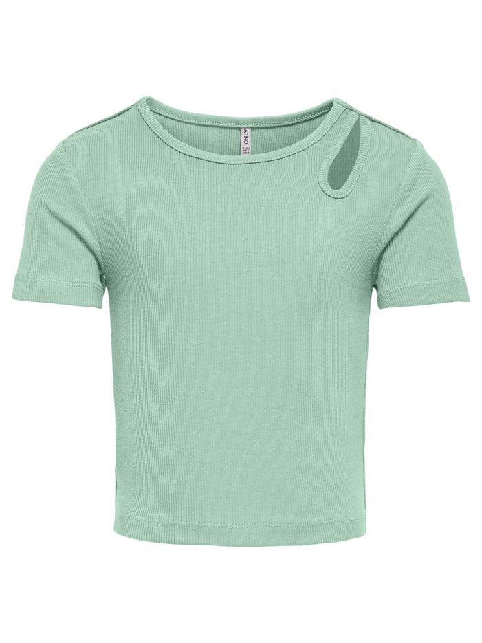 T-shirt en coton vert d'eau...