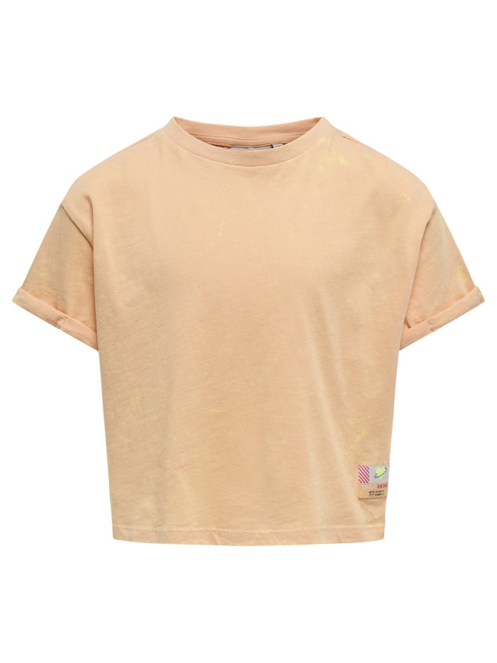 T-shirt en coton caramel...