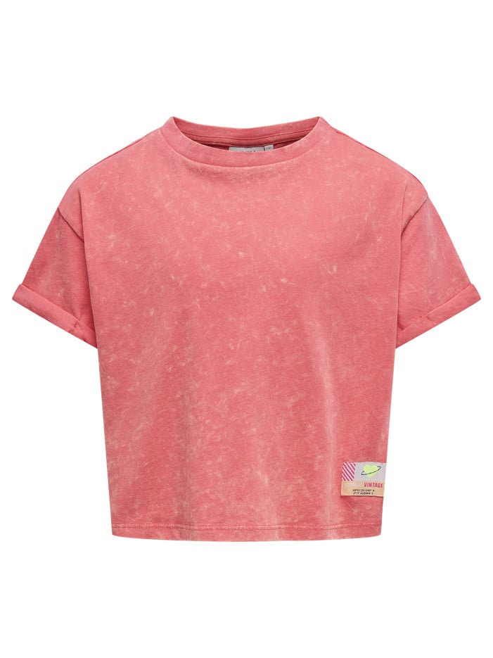T-shirt en coton rouge...