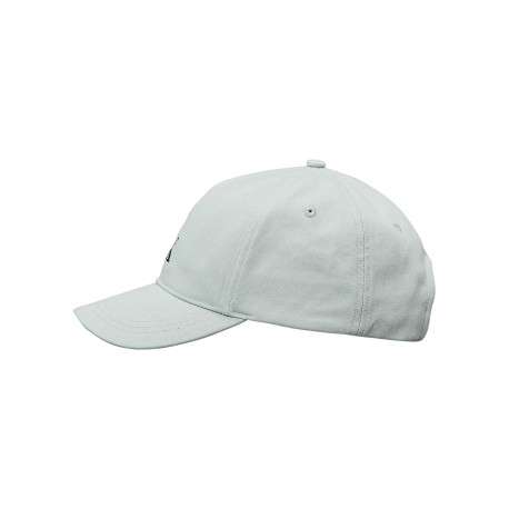 Casquette strapback en coton vert d'eau unie avec le logo brodé à l'avant - Image 4