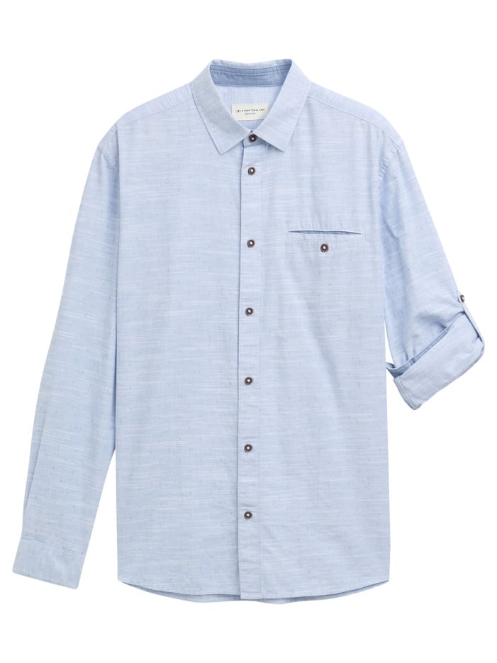 Chemise manches longues en...