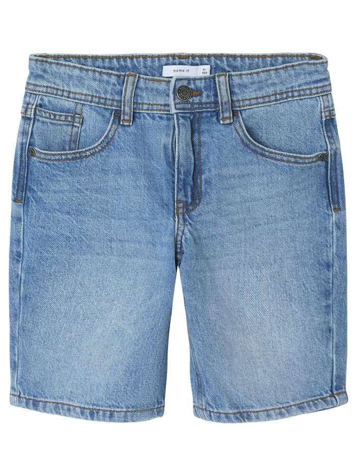 Short denim 5 poches bleu...